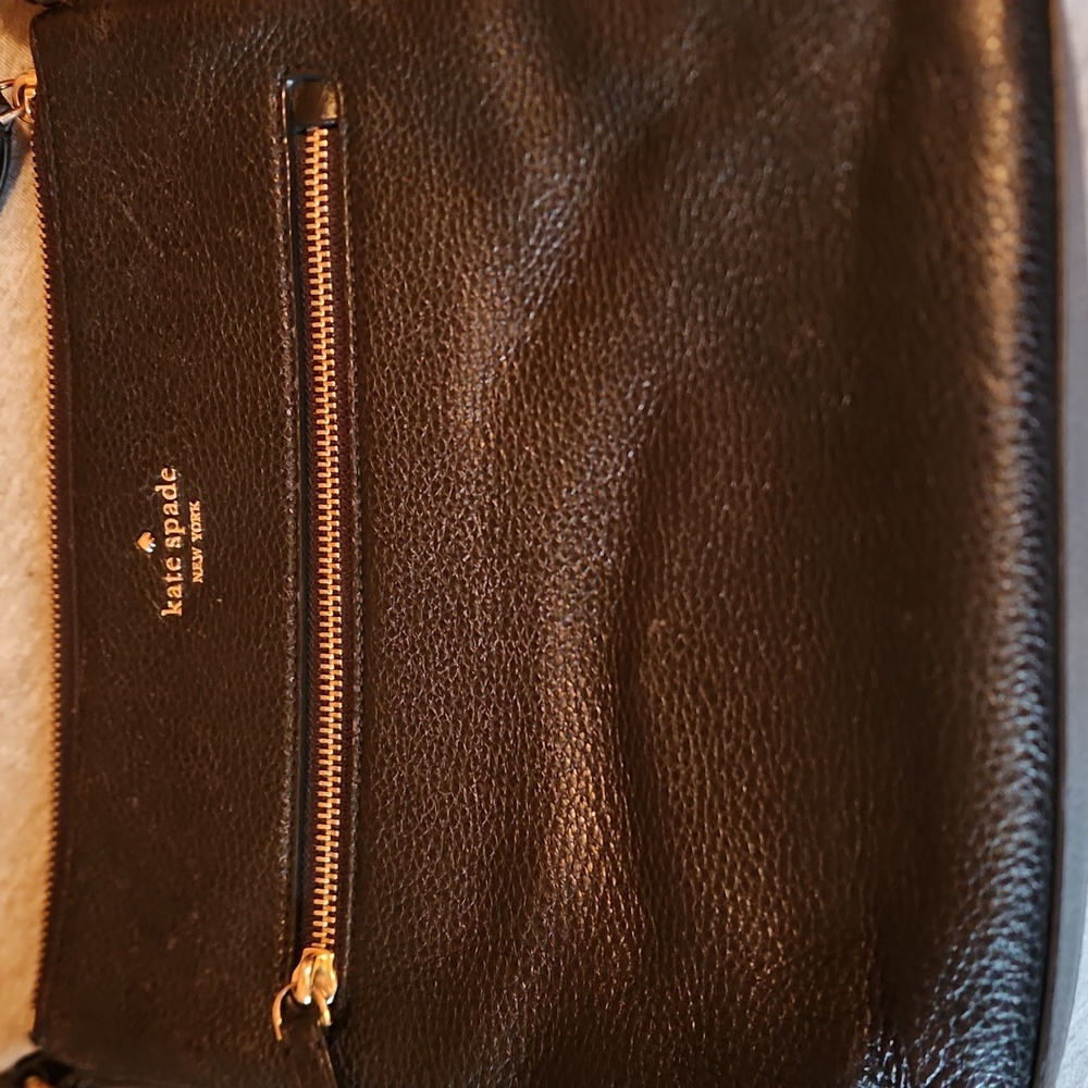 Kate Spade Black Pebbled Leathwr Crossbody Bag - Picture 16 of 16